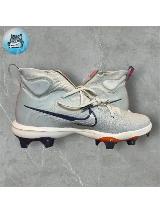 Men's Nike Alpha Huarache NXT MCS Mid Baseball Cleats HF1132-001 Size 13 - Picture 3 of 5